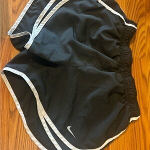 Nike Black Shorts with Silver Accents